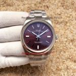 Copy Rolex Oyster Perpetual 39 Watch Stainless Steel Purple Dial